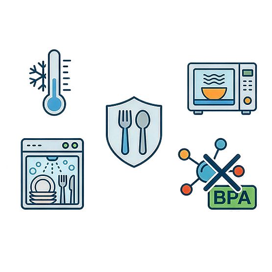 12 darabos RIMINI műanyag edénykészlet