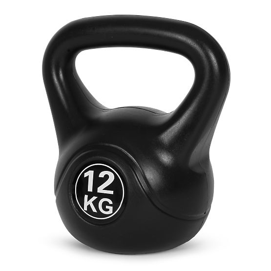 12 kg-os Kettlebell edzéshez, súlyzó, súly, terhelés, fitness ModernHome