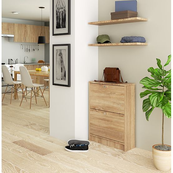 2 KIHÚZHATÓ CIPŐSSZEKRÉNY SONOMA TÖLGY