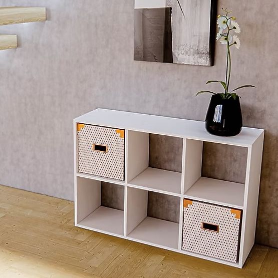 2x3 polcos állvány - fehér