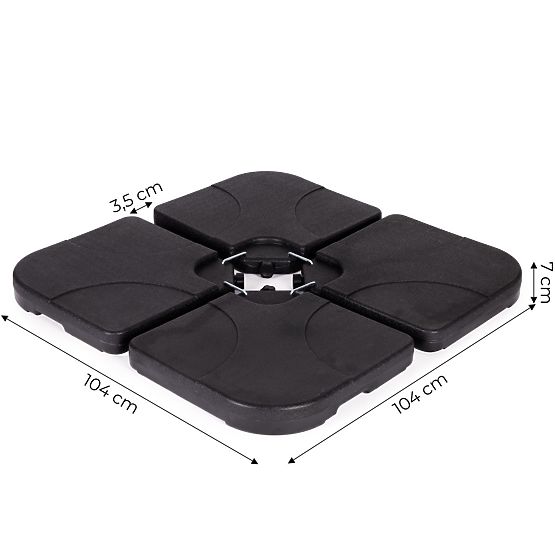 60 KG vízzel tölthető napernyőtalp