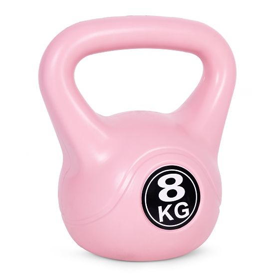 8 kg-os rózsaszín ModernHome kettlebell edzéshez