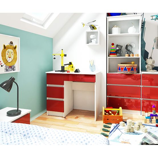 A-7 CLP PIROS FÉNYES BALOS ÍRÓASZTAL