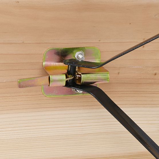 Acél-fa LAGER készlet: asztal + 2 pad 220 cm