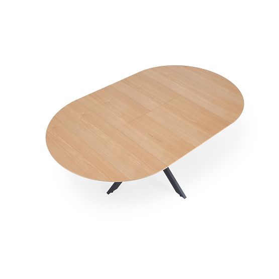 ACORD kinyitható asztal, természetes/fekete (2p=1db)