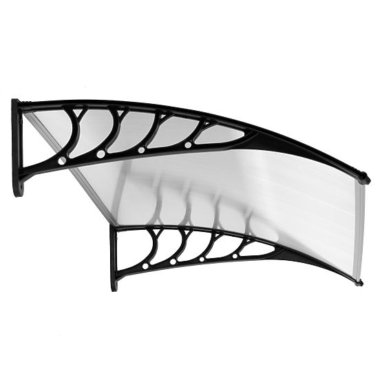 Ajtó feletti előtető 120x100 cm polikarbonát védelem