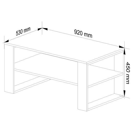 ALEX KONFERENCIA ASZTAL CRAFT TÖLGY / FEKETE