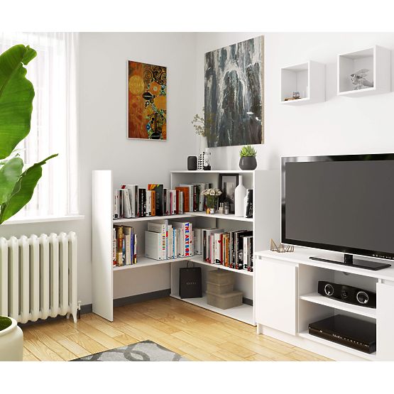 Állítható mini TWIST polc - fehér