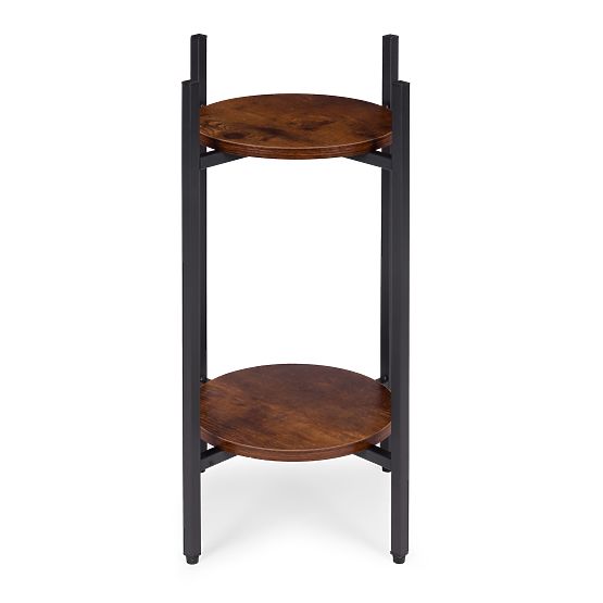 Álló virágtartó állvány dekoráció 2 szintes loft ModernHome