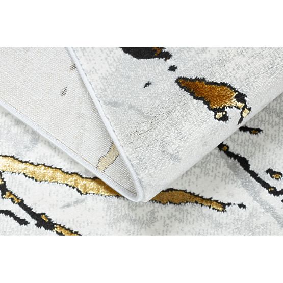 ALLURE 1963 Szőnyeg Márvány - Strukturált, stílusos, glamour fehér / arany