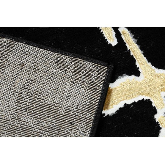 ALLURE 1967 Márvány szőnyeg - Strukturált, stílusos, glamour fekete/arany