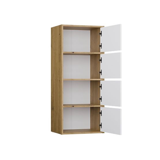 ALMA KOMÓD FEHÉR ELŐLAPPAL ARTISAN TÖLGY KORPUSSAL