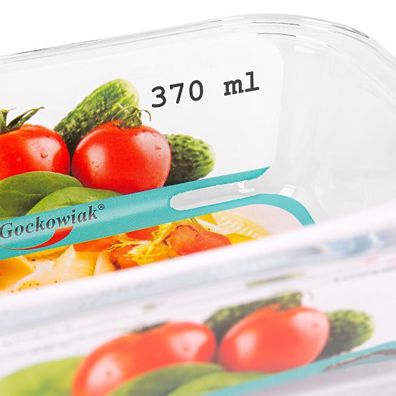 AMALFI 6 darabos üveg ételtároló készlet