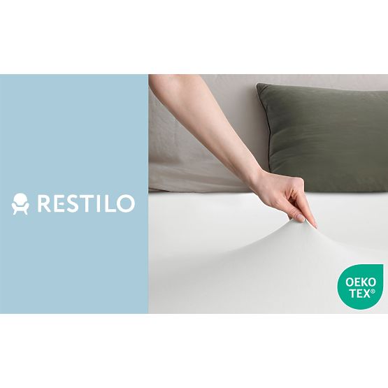 AMBER lepedő fehér szín klasszikus stílus anyag jersey 220-240x220 DecoKing