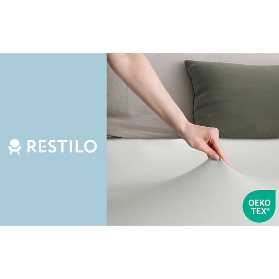 AMBER lepedő fehér szín klasszikus stílus anyag jersey 80-90x200 DecoKing
