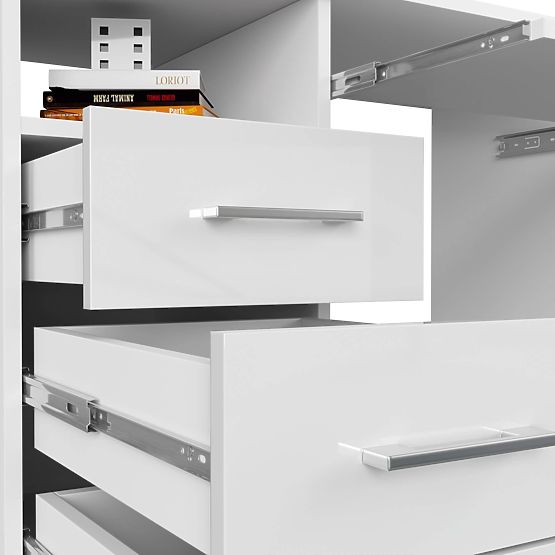 ANA PK ÍRÓASZTAL FEHÉR / FEHÉR FÉNYES