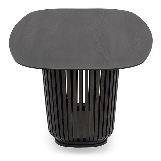 Araia étkezőasztal lamellákkal fekete kőris