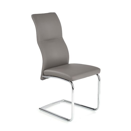 ARCO Krómozott fém szék / öko bőr hamuszín (1p=2db)