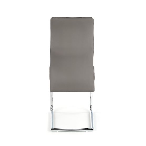 ARCO Krómozott fém szék / öko bőr hamuszín (1p=2db)