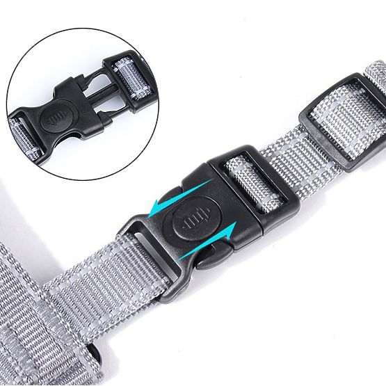 ASTRO kék kutya edzőhám M méret