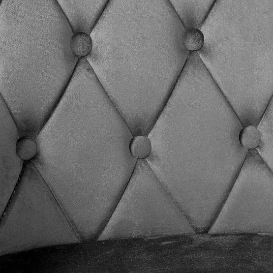 ATLANTA VELVET grafit bársony szék