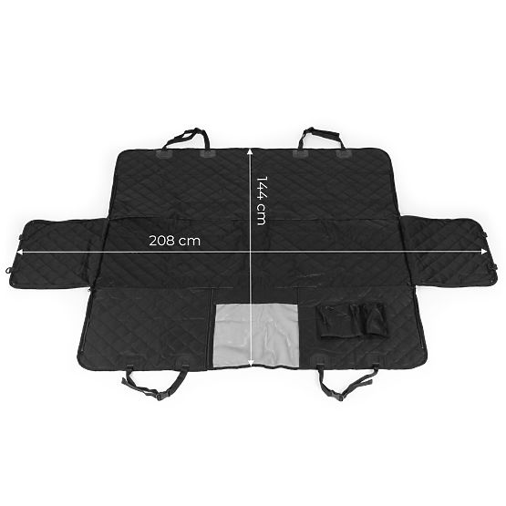 Autós ülésvédő kutyáknak, univerzális méret, hátsó ülés