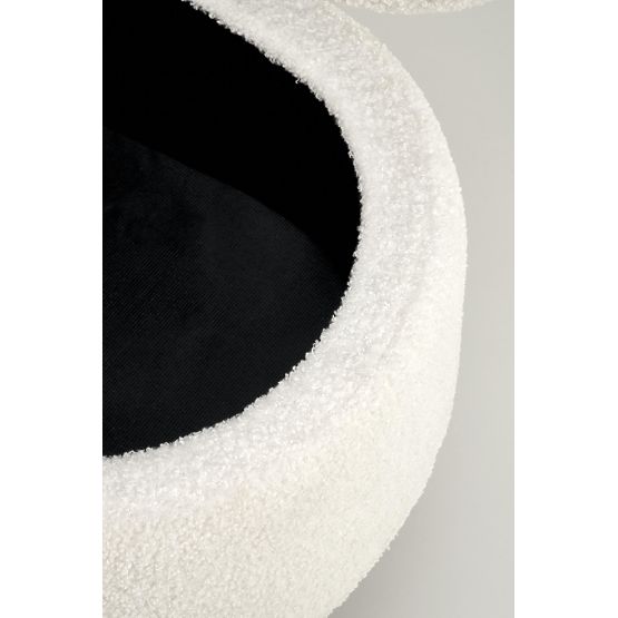 AVEIRO pad krém színben, tárolóhellyel