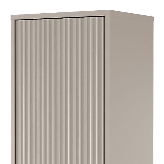 Avila fürdőszobai szekrényoszlop, bordázott, arany fogantyú, kasmír