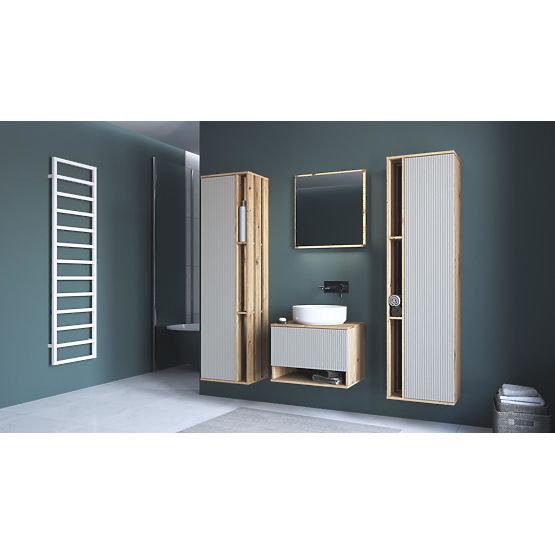 AVIOLA Tükör 60 cm + LED tölgy artisan (1p=1db)