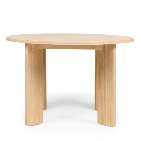 Bali étkezőasztal 120 cm, kerek, krémfehér