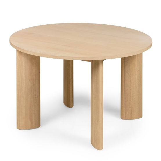 Bali étkezőasztal 120 cm, kerek, krémfehér