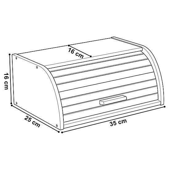 Bambusz kenyértartó GRANO