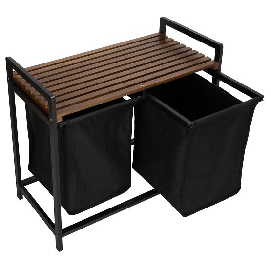 Bambusz szennyestartó HANOI BLACK FEKETE