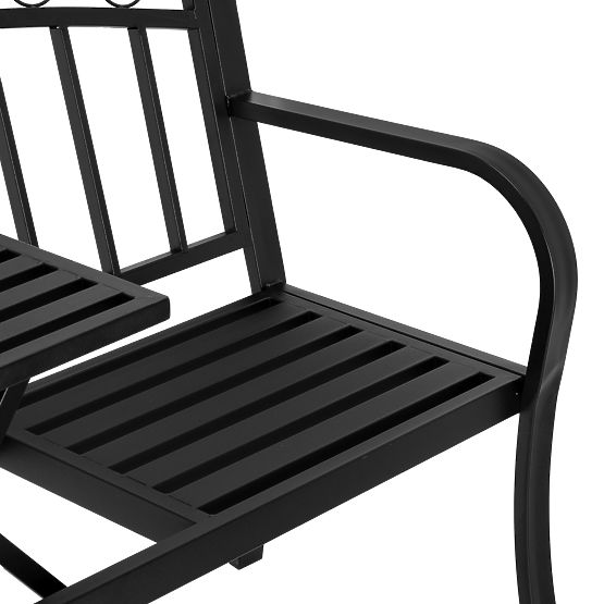 BANCO fém kerti pad