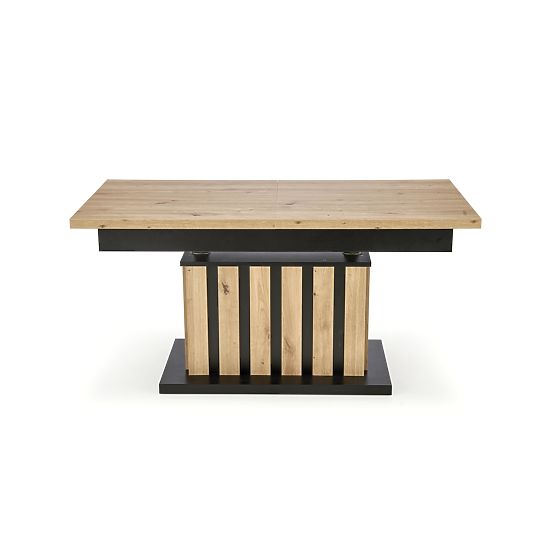 BARETTI konferencia asztal artisan tölgy/fekete