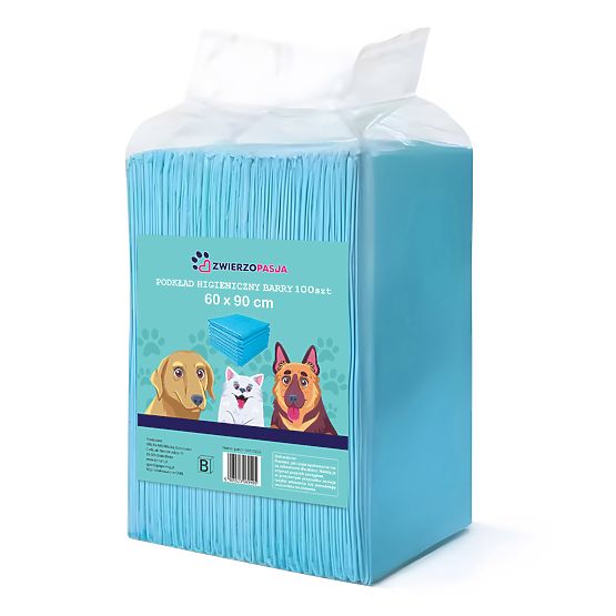 BARRY higiéniai alátétek állatoknak 60x90 100 db