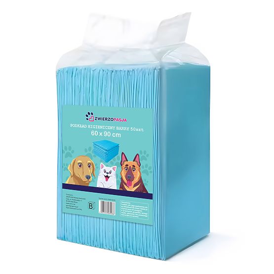BARRY higiénikus alátétek állatoknak 60x90 50 db