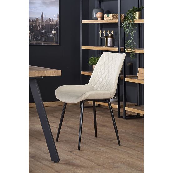 BERLIN kihúzható asztal 140-180 cm, asztallap - dió, keret - fekete (2p=1db)