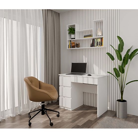 BILBAO 4P FEHÉR POLC