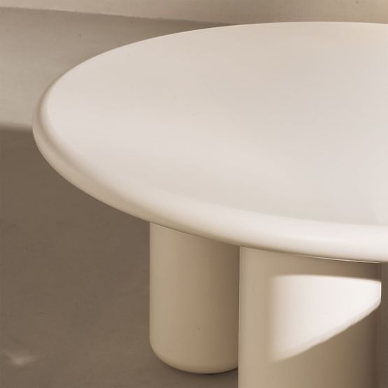 Blair dohányzóasztal 60 cm, krém, matt