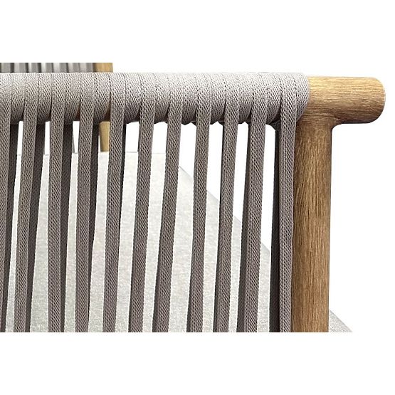 BLANDO alumínium kerti kanapé - nagy 3 személyes, 186 cm