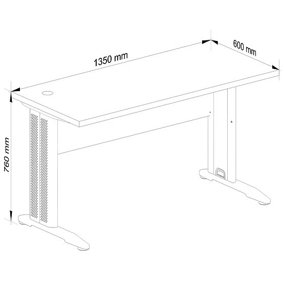 BM-135 CRAFT TÖLGY SZÁMÍTÓGÉPASZTAL