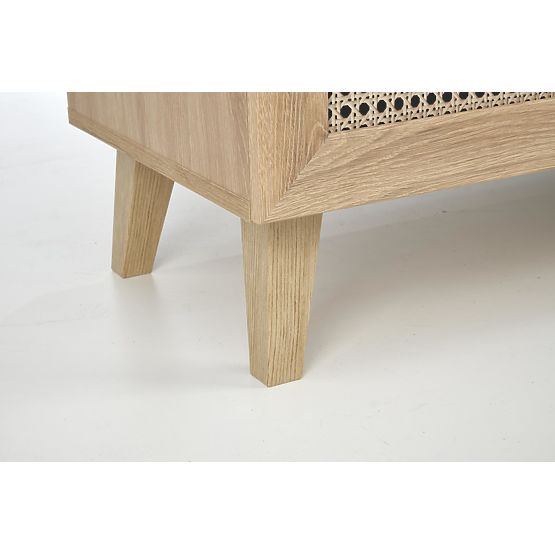 BORNEO KM-2 komód artisan tölgy/fekete