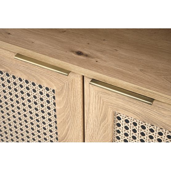 BORNEO REG-1 polc tölgy artisan/fekete (2p=1db)