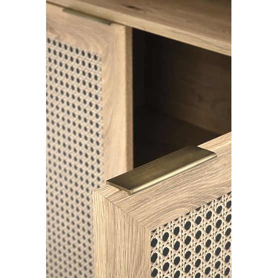 BORNEO REG-1 polc tölgy artisan/fekete (2p=1db)