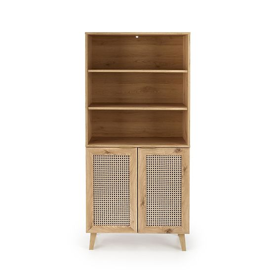 BORNEO REG-1 polc tölgy artisan/fekete (2p=1db)