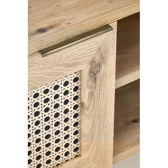 BORNEO RTV-1 TV állvány tölgy artisan/fekete (1p=1db)