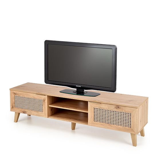 BORNEO RTV-1 TV állvány tölgy artisan/fekete (1p=1db)