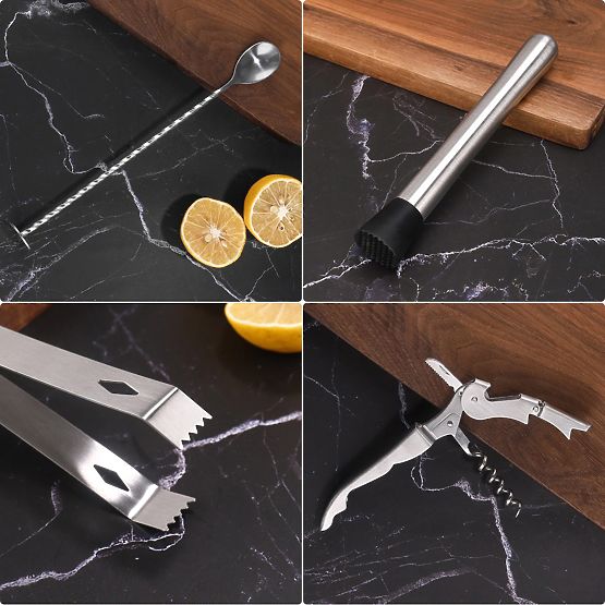 BRADFORD 10 darabos bármixer készlet