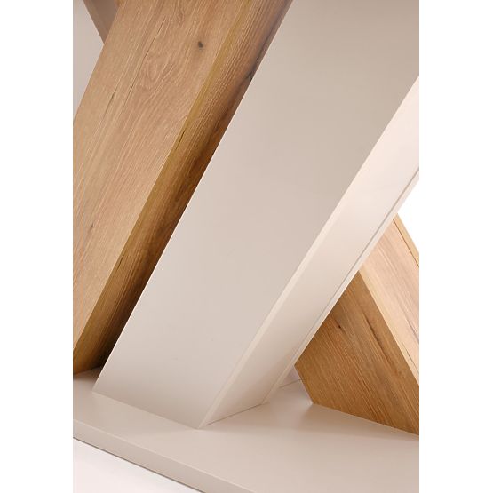 BRANDON kinyitható asztal 160-200/90 cm kasmír/cremona tölgy (2p=1db)